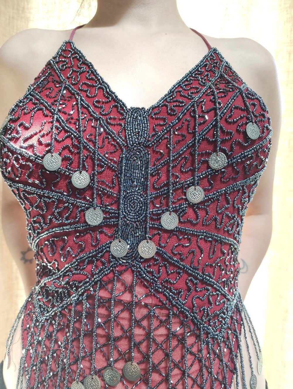 VINTAGE Y2K Hand Beaded Top - Picture 2 of 6